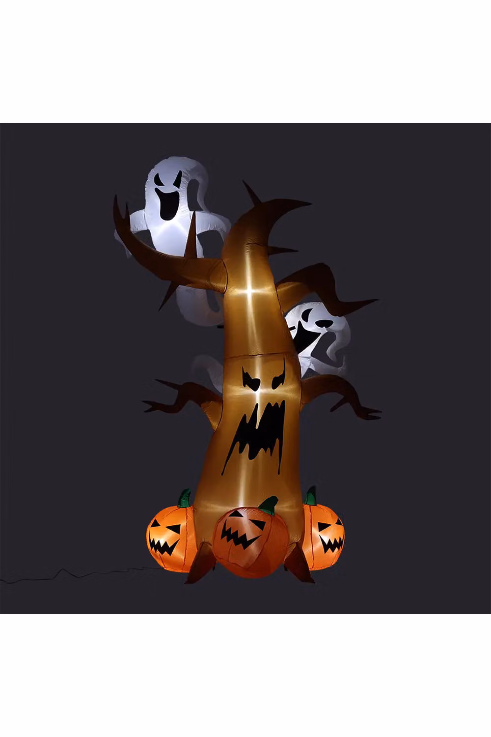 Living and Home Halloween Inflatable Ghost Pumpkin Blow Up Yard Decoration, Brown – 2