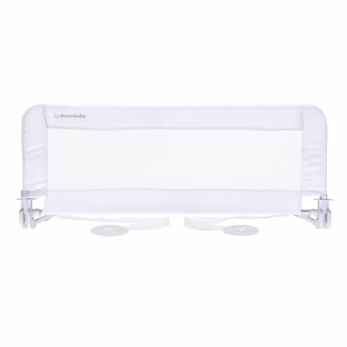 Dreambaby Prague Toddler Bed Guard, Foldable Safety Rail in White, Width: 110 cm, Height: 45.5 cm
