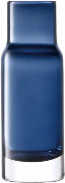 LSA Handmade Utility Glass Design Vase in Blue