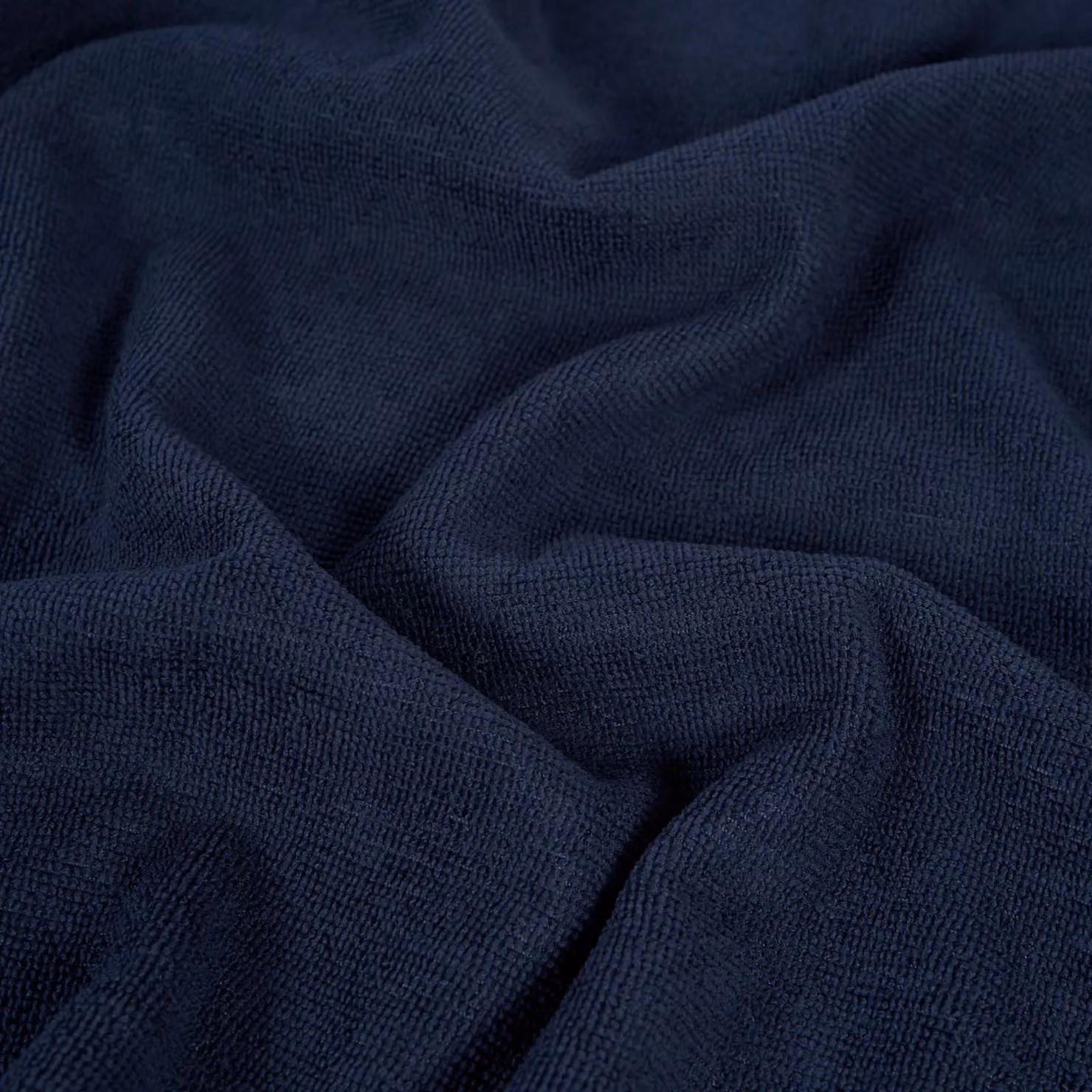 OHS Pack of 10 Plain Navy Blue Quick Dry Microfibre Bath and Beach Towels – 5