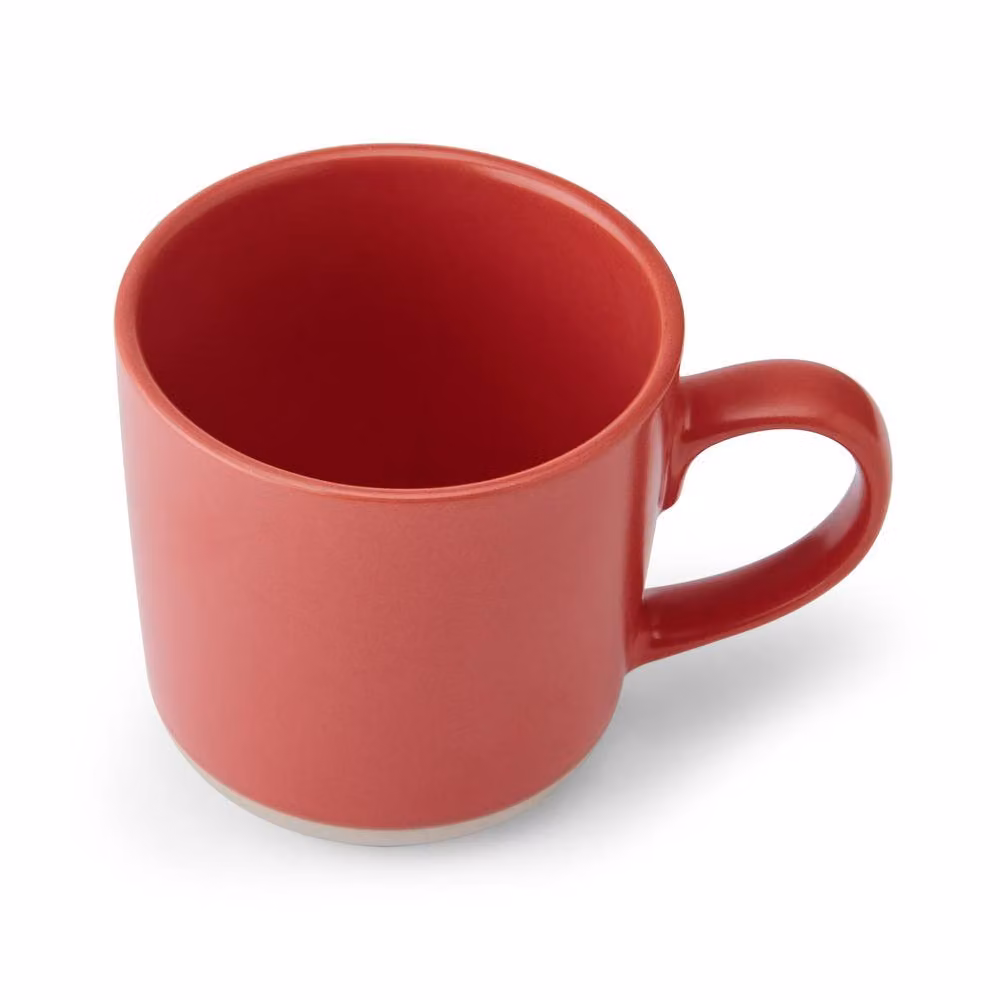 La Cafetiere Set of 4 Red Ceramic Coffee Mugs, 350 ml – 3