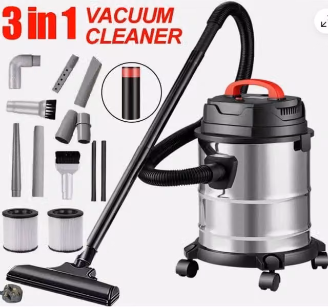 SPETLEK 2000W Bagless Wet and Dry Vacuum Cleaner with Blow Function in Silver – 1