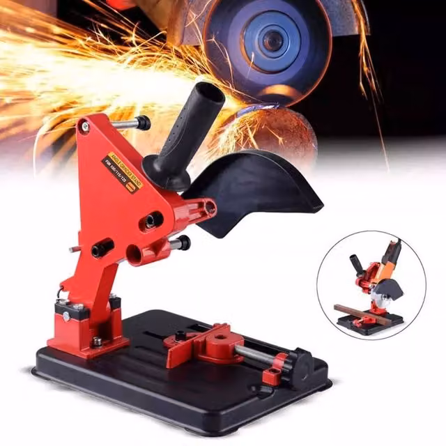 NESTLUNE Red Angle Grinder Stand with Cast Iron Base and Aluminum Alloy, W/D/H: 100 x 40 x 40 cm – 1
