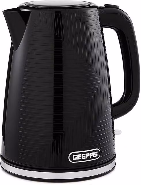 Geepas Opus Collection 1.7 l Cordless Electric Kettle 2500W in Black
