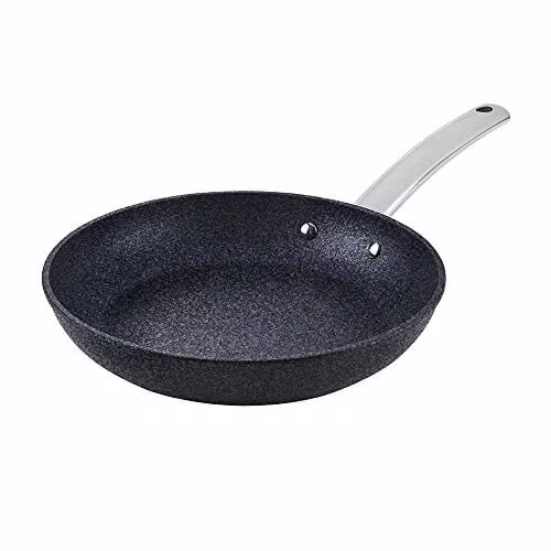 Tower Trustone Non Stick Induction Frying Pan, Black, Diameter: 24 cm