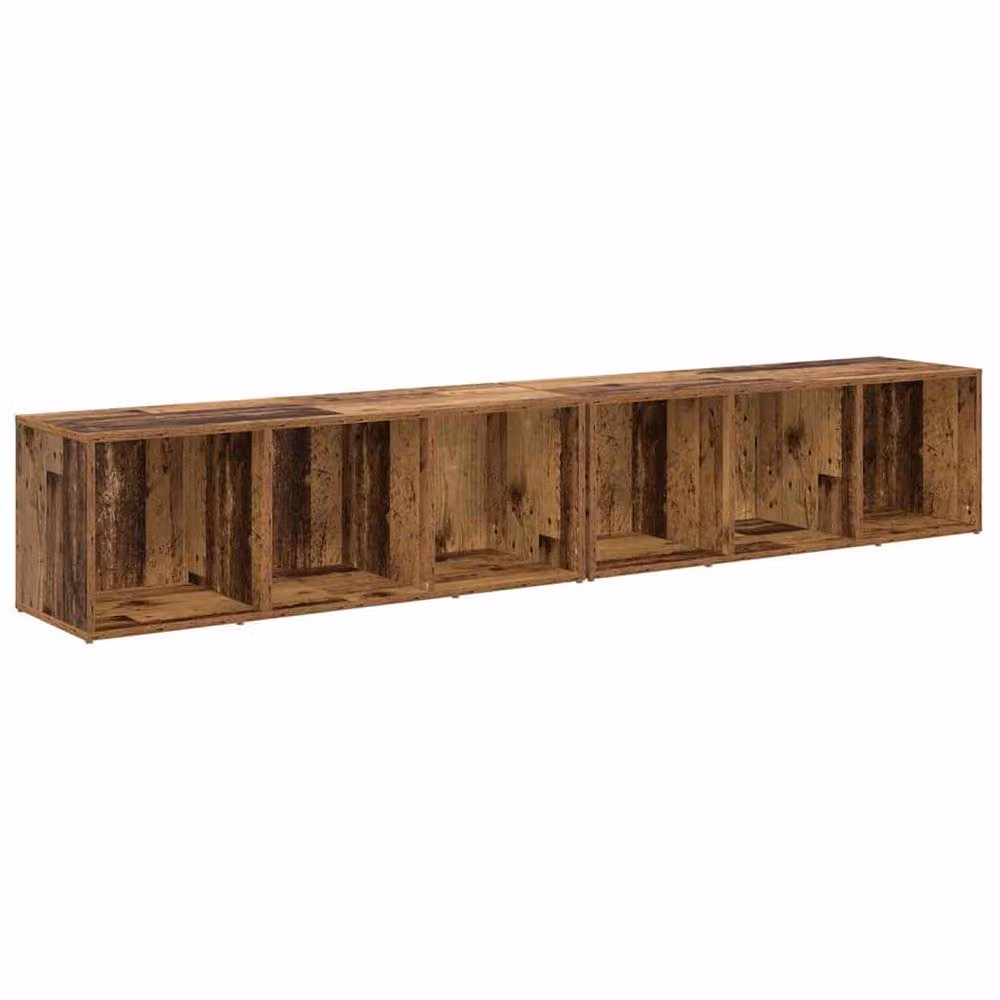 Berkfield Home Modern 2 Piece Old Wood Set in Brown – 3