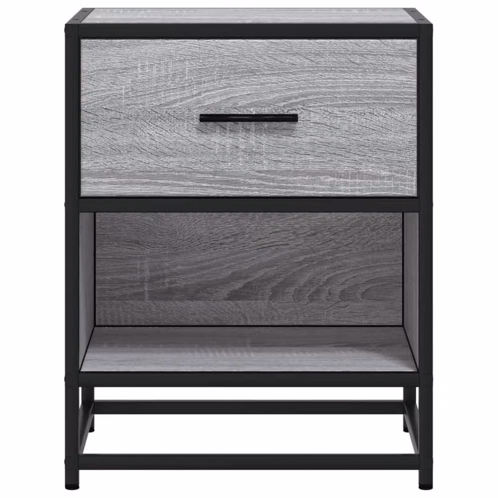 Berkfield Home Grey Sonoma Bedside Cabinet W/D/H: 40 x 31 x 50 cm – 5