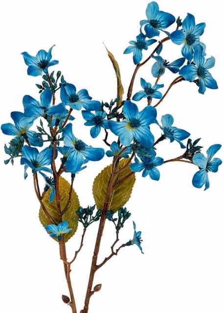 Hill Interiors Vernicia Fordii Artificial Flower Spray in Blue