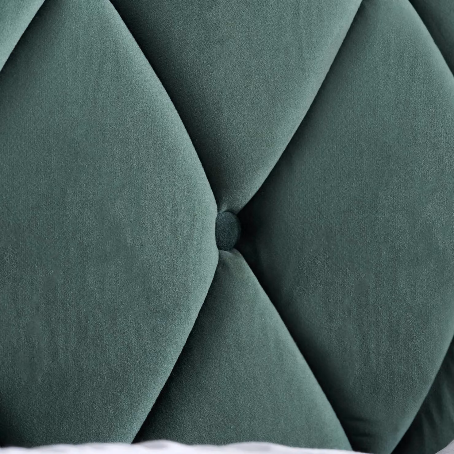 Birlea Loxley Upholstered Velvet Bed in Green, W/D/H: 120 x 200 cm – 3