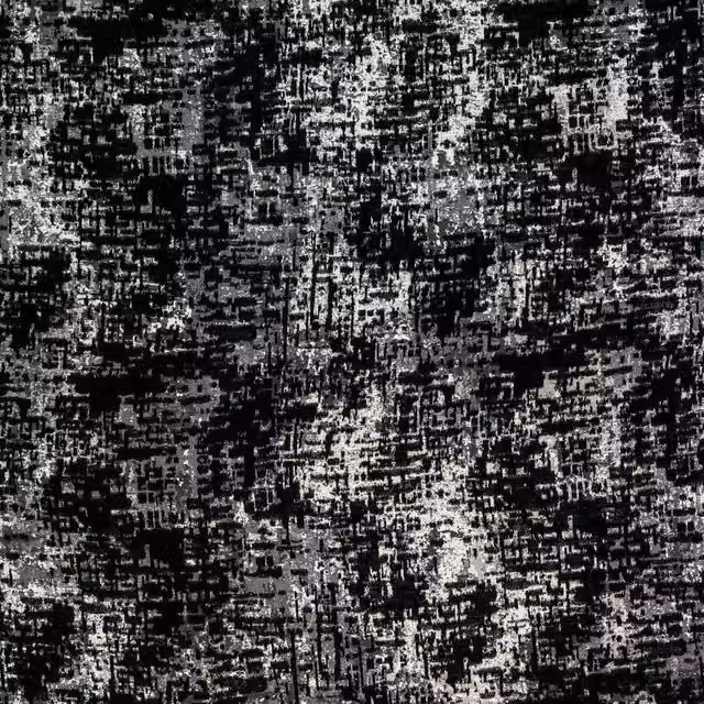Terrys Evora Fabric Panel in Charcoal Grey, Black and Silver