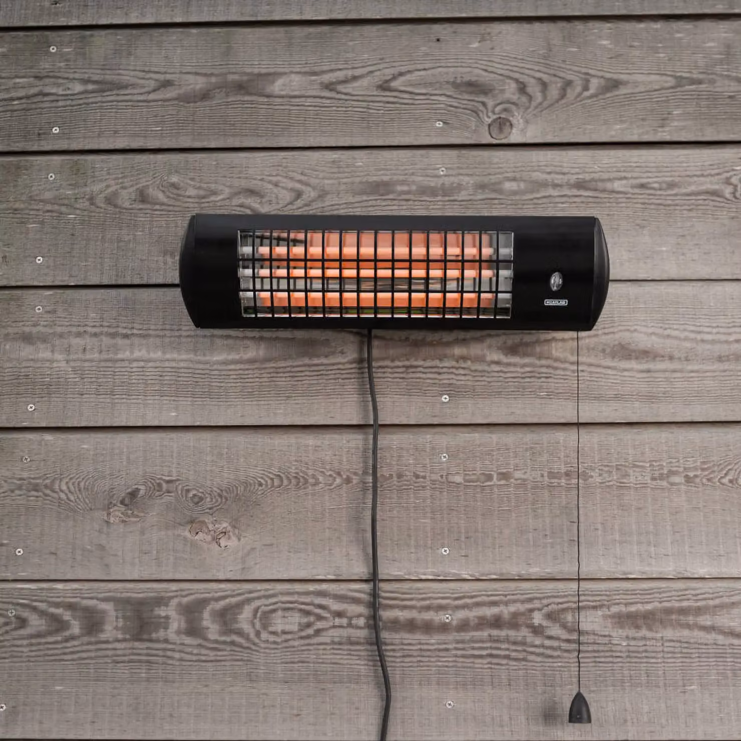 Primrose 1.8kW IPX4 Wall Mounted Infrared Patio Heater in Black – 2