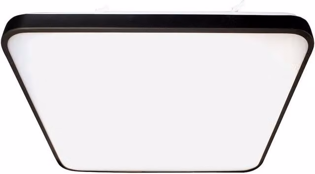 Milagro Fabio Modern LED Ceiling Lamp, Black, Diameter: 37 cm