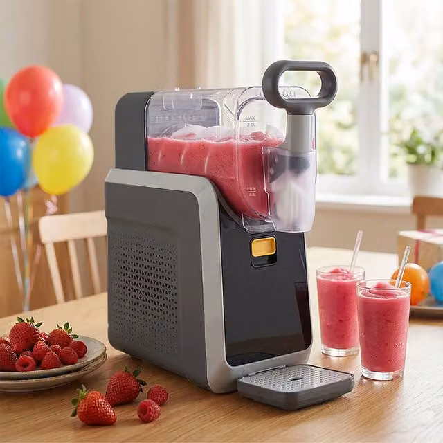 Spector Ice Slush Machine Frozen Drink Maker with Compressor, 2L, Black
