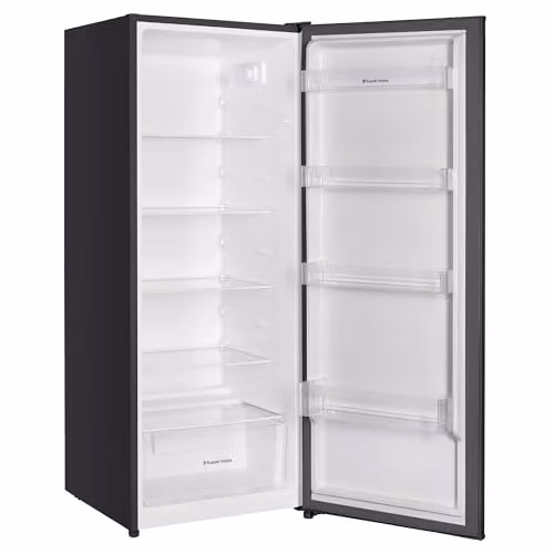 Russell Hobbs Freestanding Larder Fridge Black 242L, W: 55 cm, H: 143 cm, with Glass Shelves and Reversible Door – 7