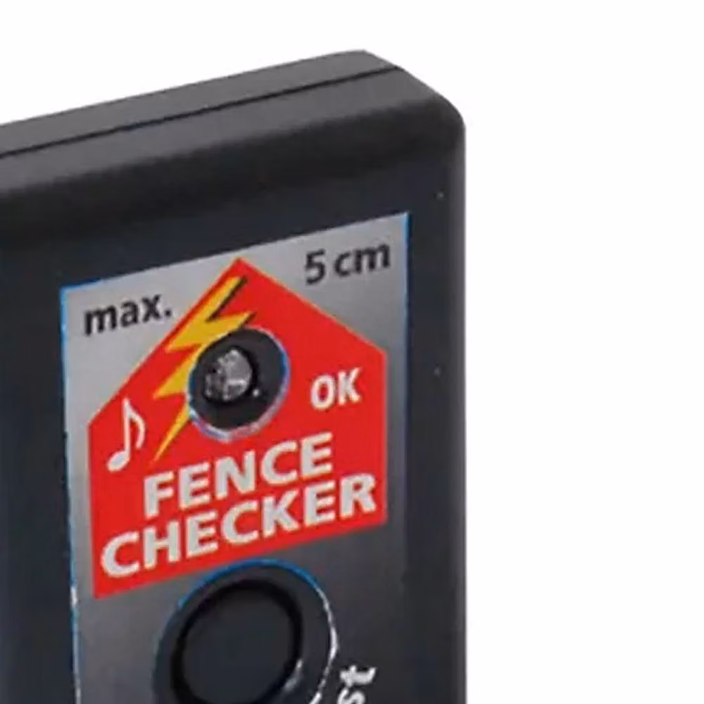 Corral Electric Fence Checker in Black – 2