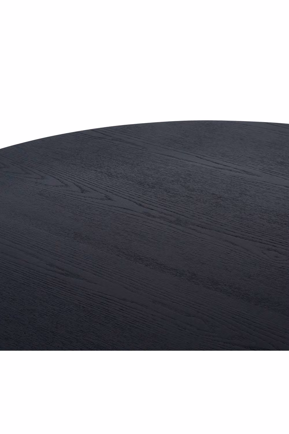 Julian Bowen Louis Round Black Ash Dining Table, Diameter: 120 cm, Height: 76 cm – 6