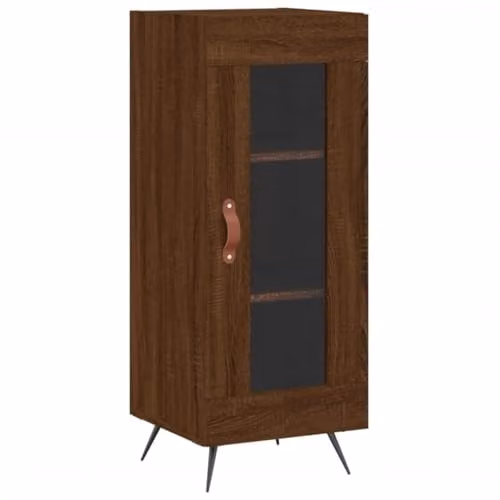 vidaXL Sideboard in Brown Oak, W/D/H: 34.5 x 34 x 90 cm – 1