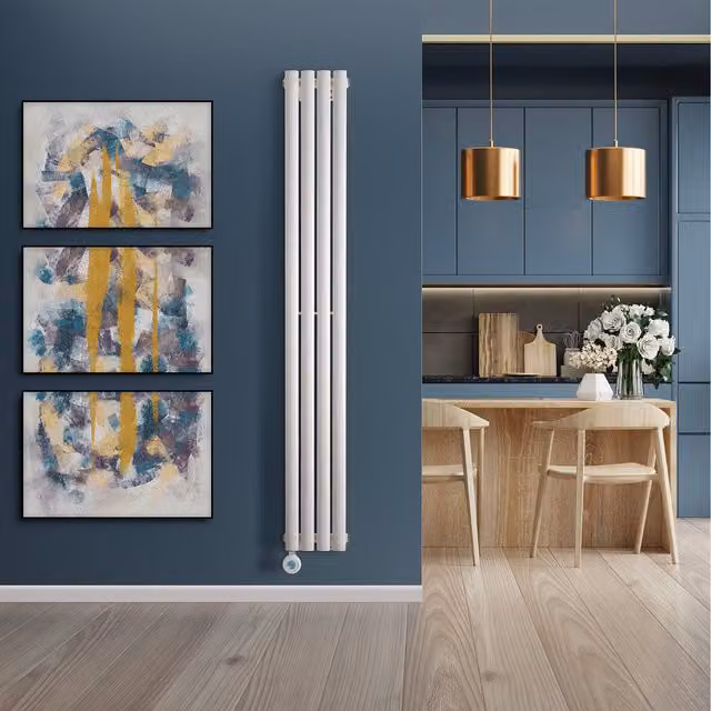 Eden Teppra 1200W Electric Vertical Radiator with WiFi Control in White