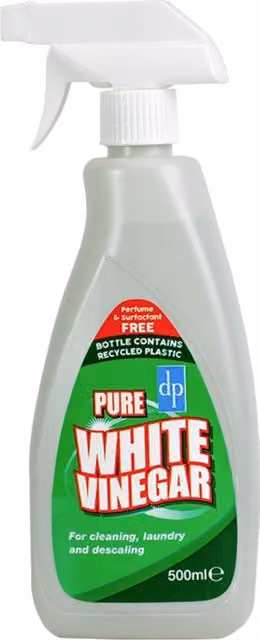 Dri-Pak Pure White Vinegar 3 x 500ml Natural Multi-Surface Cleaner and Descaler