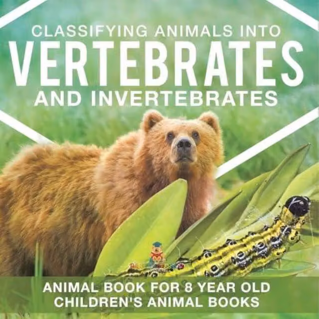 Baby Professor Classifying Animals into Vertebrates and Invertebrates Educational Activity in Orange