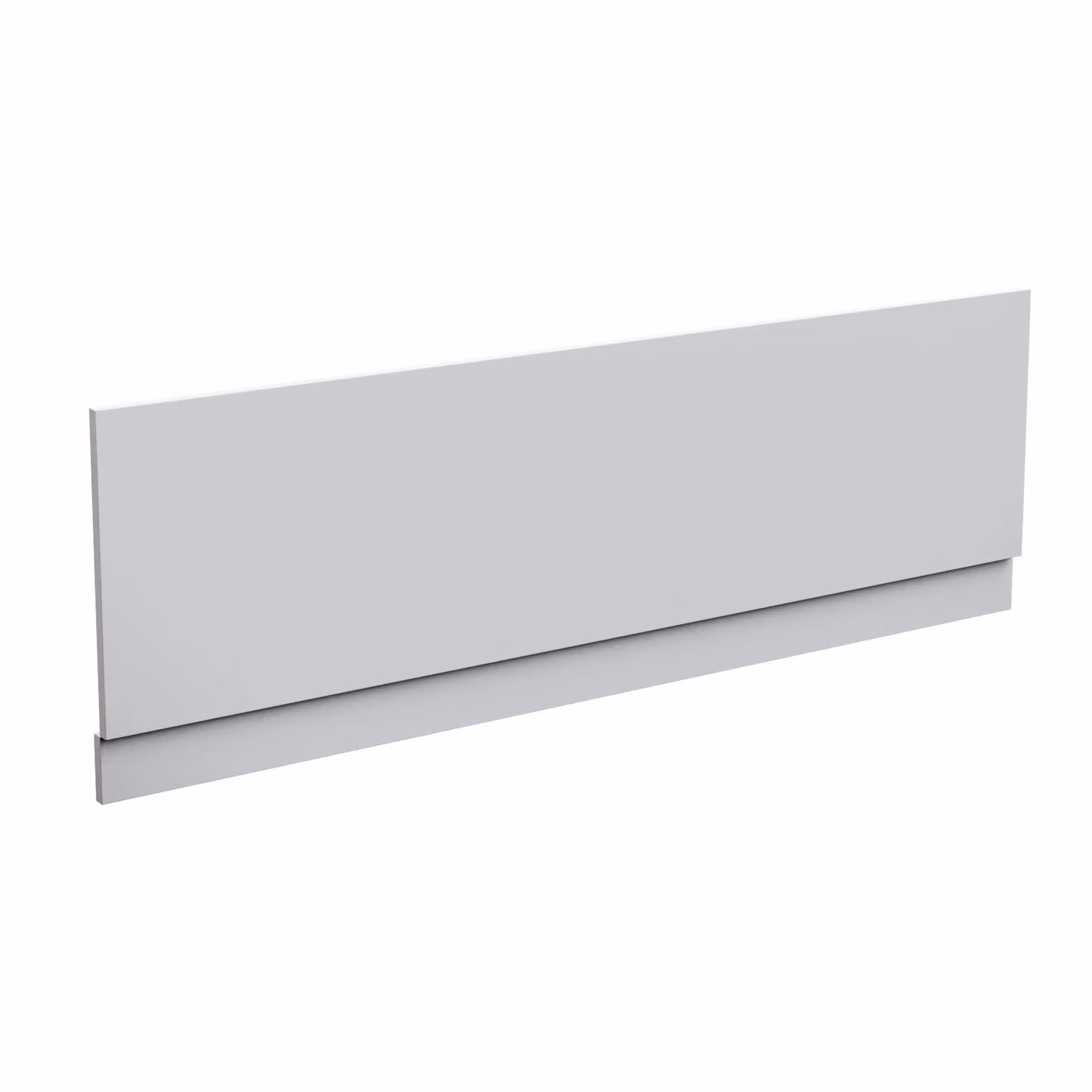 Nes Home Matt Grey Waterproof Durable PVC Bath Panel, 170 cm Width, 1.5 cm Thick – 2