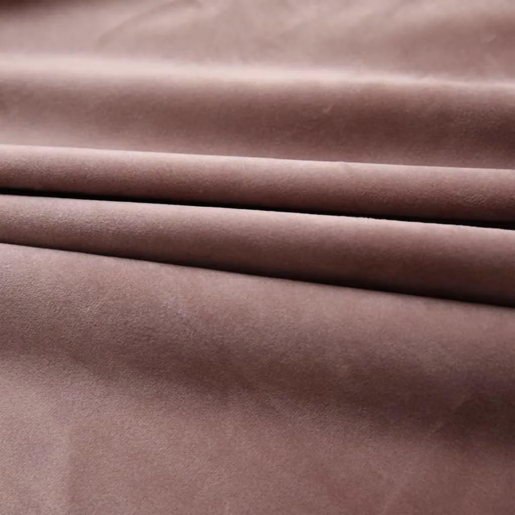 Berkfield Home Antique Pink Velvet Blackout Curtain with Hooks W: 290 cm, H: 245 cm – 2