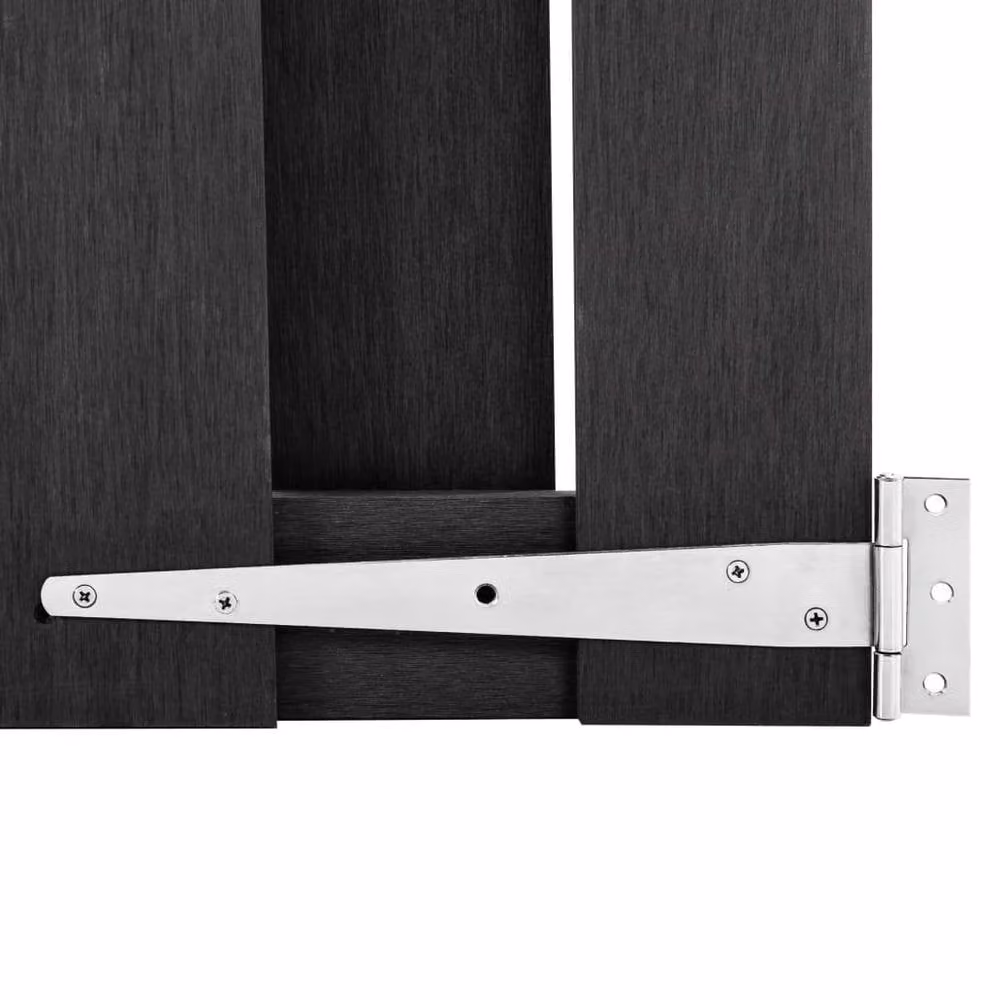 Berkfield Home Durable WPC Sliding Garden Gate, Grey, W: 100 cm, H: 80 cm – 4