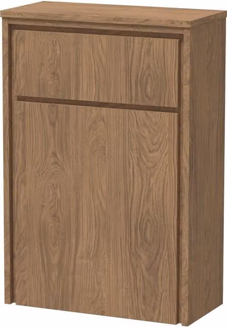 Balterley Floor Standing WC Unit in Antique Oak Brown, H 81.8 x W 55.5 x D 26.0 cm – 1
