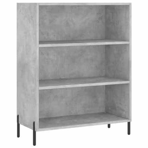 vidaXL Modern Highboard in Grey, W/D/H: 69.5 x 32.5 x 180 cm – 2