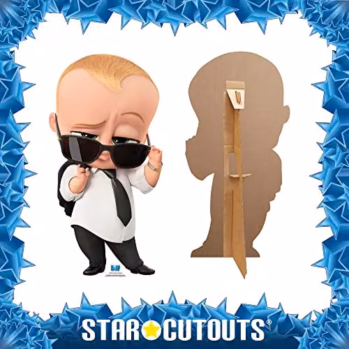 Star Cutouts Official Boss Baby Family Business Theodore Lindsey Ted Templeton Jr. Cardboard Cutout, Blue and Multicolour – 4