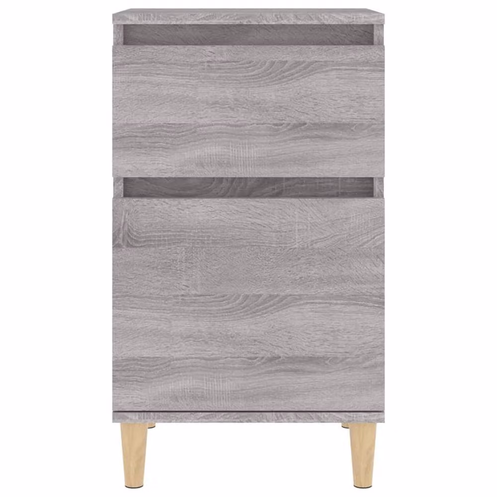 Berkfield Home Elegant Bedside Cabinets, 2 Piece Set, Grey Sonoma, W/D/H: 40 x 35 x 70 cm – 5
