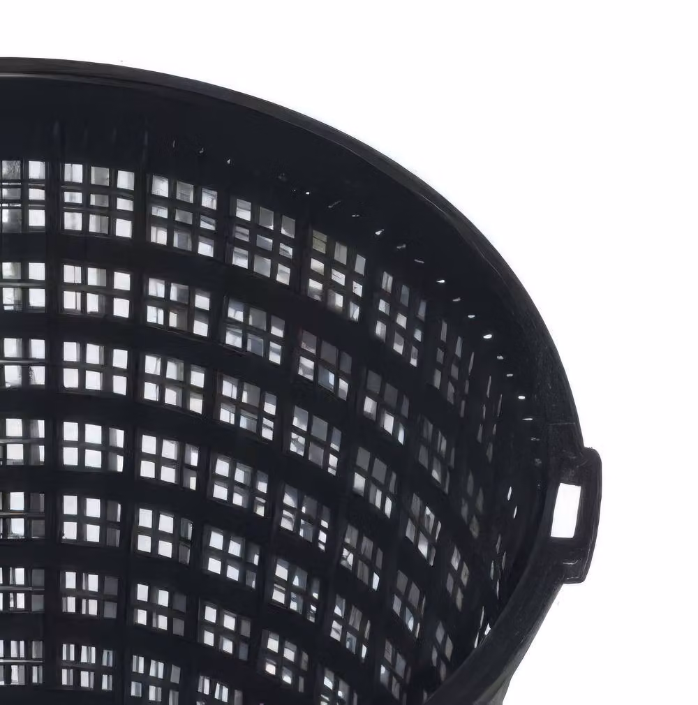 Primrose Round Aquatic Planting Basket in Black, Pack of 5, Diameter: 170 cm – 2