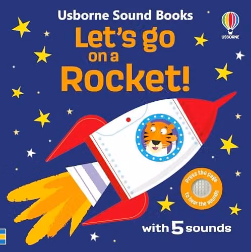 Usborne Let's Go on a Rocket! (Let's Go Sounds) Multicolour Paper Book
