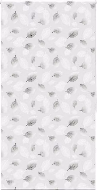 Berkfield Home Grey Opaque Shower Roller Blind W: 140 cm, H: 240 cm