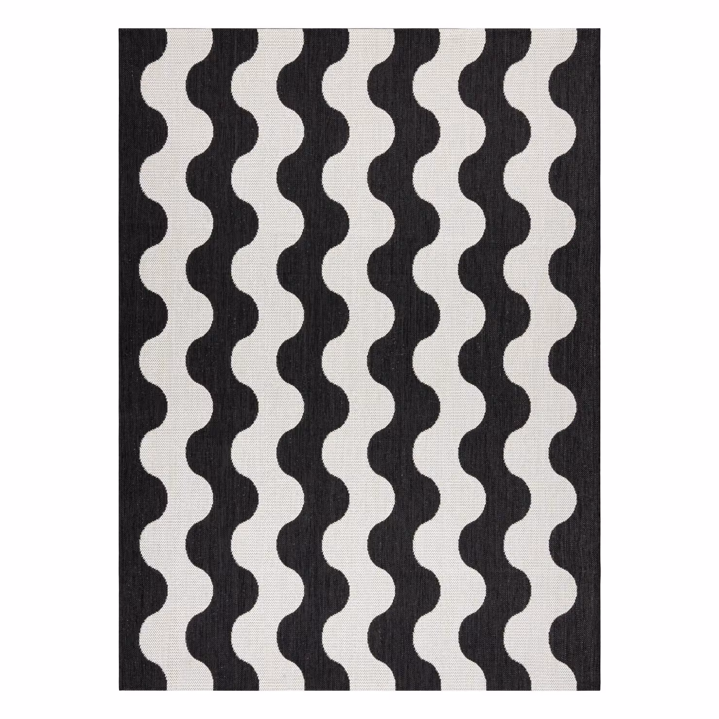 RugsX Flat Weave Rectangular Rug in Yellow and Multicolour, W: 80 cm, L: 150 cm