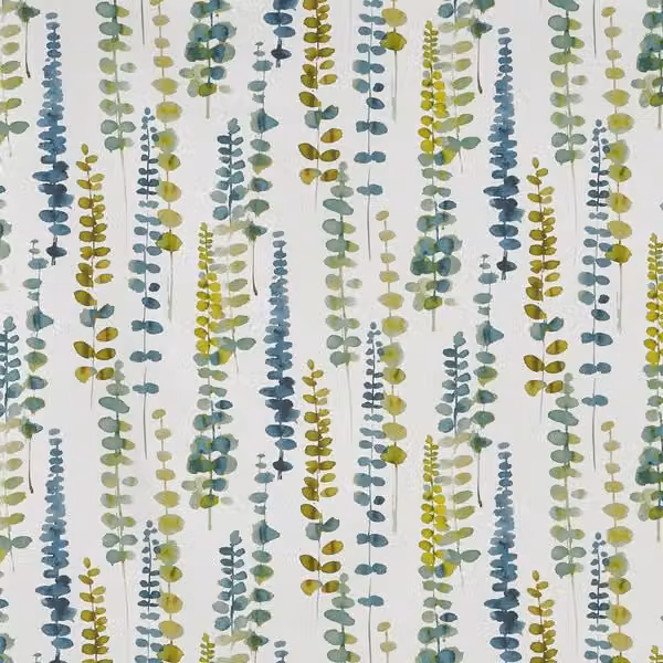 Prestigious Textiles Santa Maria Fabric Oasis in Green and Multicolour