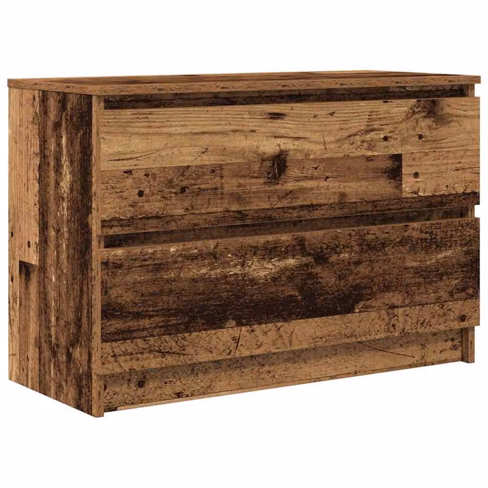 Berkfield Home Rustic Old Wood TV Cabinet in Brown, W/D/H: 80 x 35 x 54 cm – 2