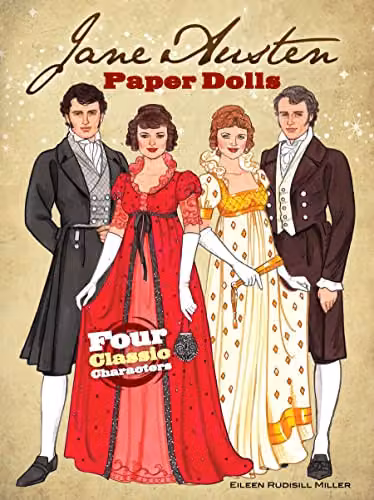 Dover Jane Austen Paper Dolls: Four Classic Characters, Multicolour
