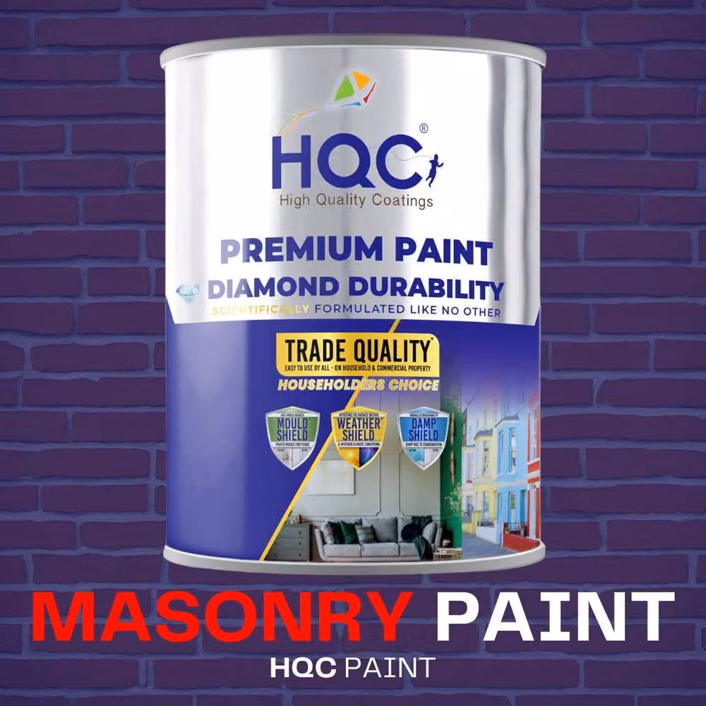 HQC PAINTS Masonry Paint in Blue, 20L – 2