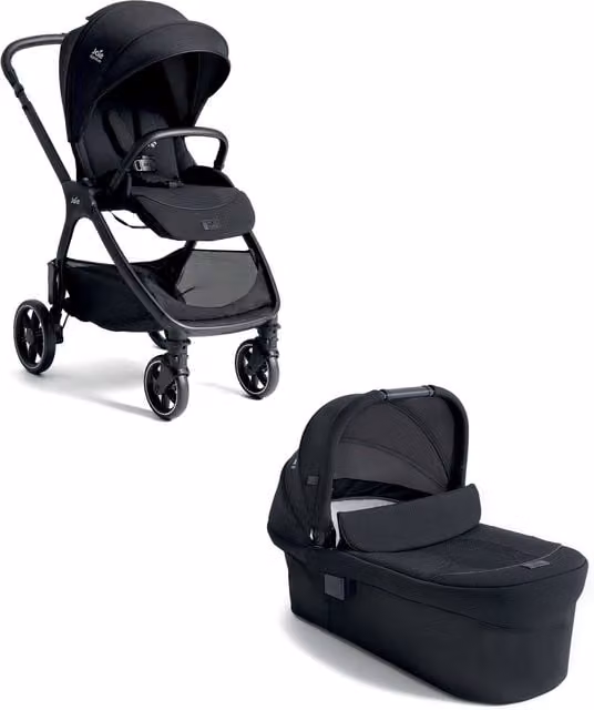 Joie Signature Valora 4in1 Pushchair and Carrycot Bundle in Black