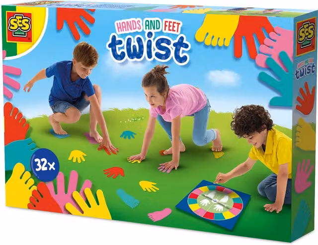 SES Hands and Feet Twist Multicolour Foam Dexterity Toy