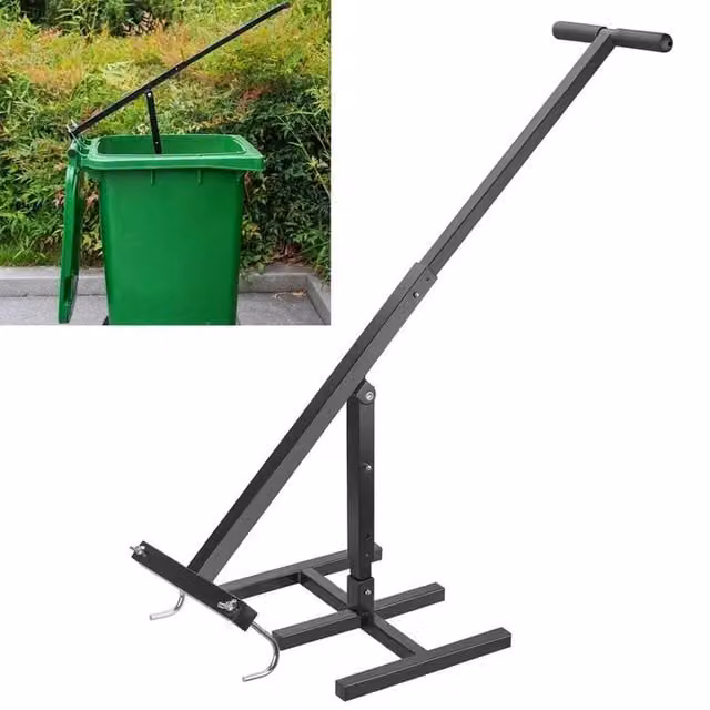 VOGREX Wheelie Bin Compactor Crusher in Black – 1