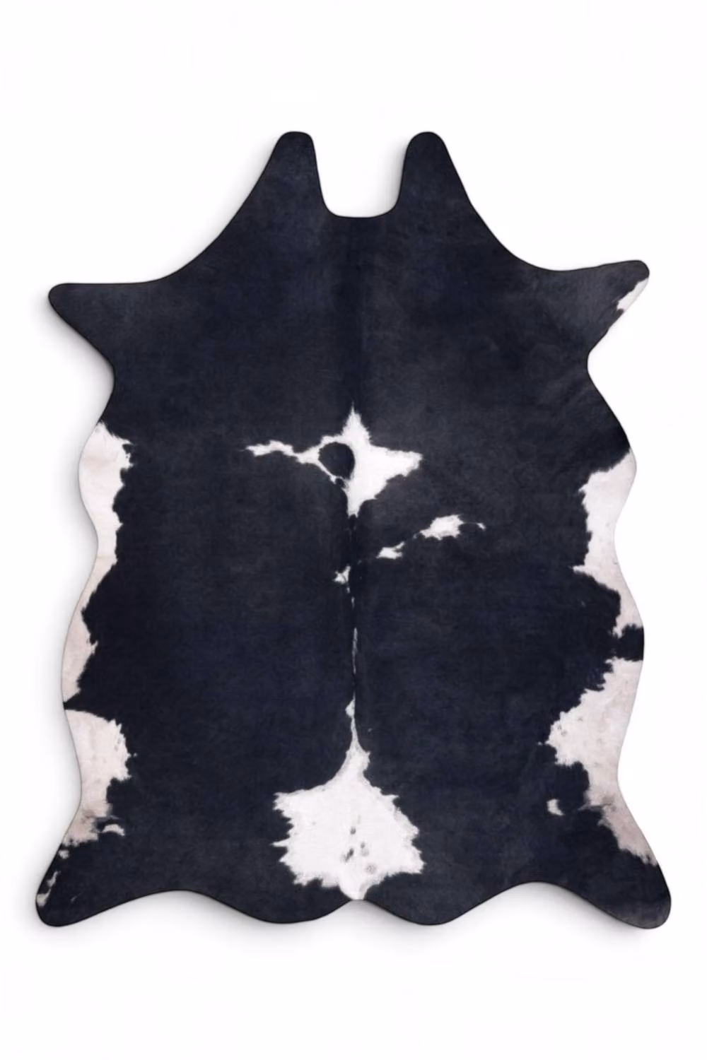 Infinity Leather Hereford Cowhide Hairon Rug in Black and White, W: 180 cm, D: 220 cm – 4