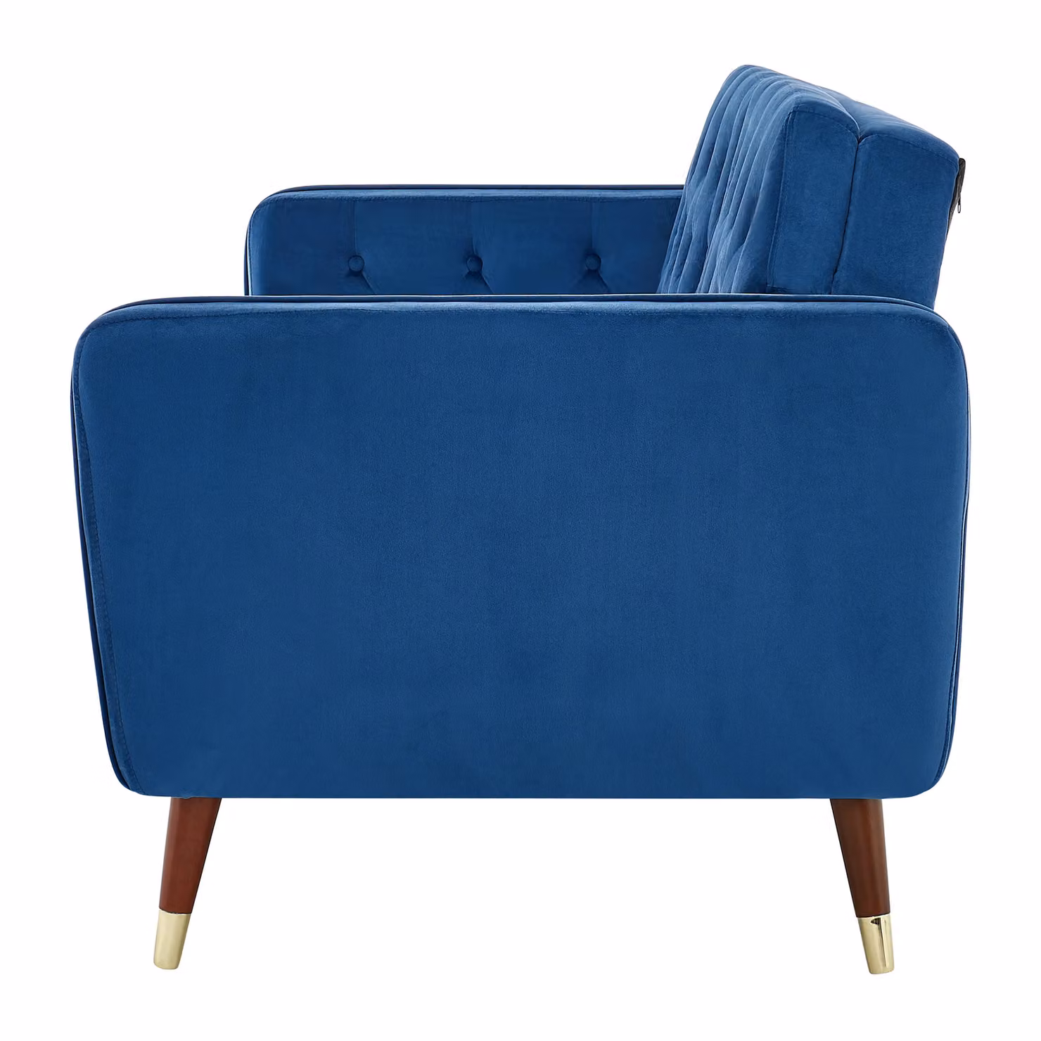 Bravich LTD Victoria 3 Seater Velvet Click Clack Sofa Bed in Blue – 6