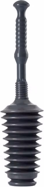 Buffalo Plastic Toilet Plunger, Grey, Height: 51 cm – 1