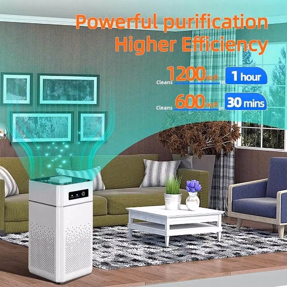 NESTLUNE Medical Grade HEPA Air Purifier for Large Rooms in White – 2