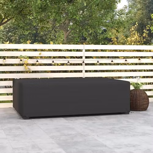 Outsunny Water-Repellent Black Oxford Fabric Garden Sofa Cover, W: 245 cm, D: 165 cm, H: 66 cm – 2
