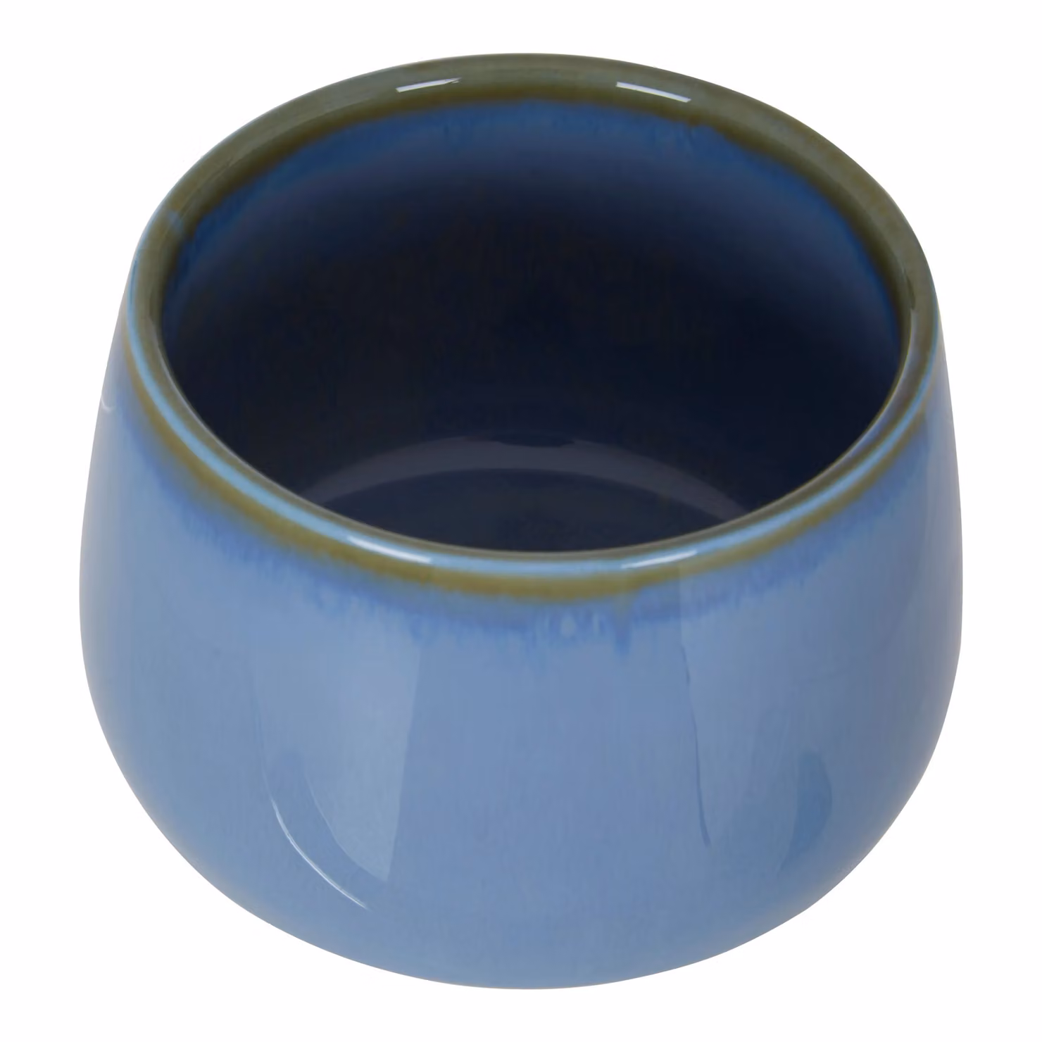 Orsina Glossy Blue Ceramic Sugar Pot with Matching Loose Lid – 2