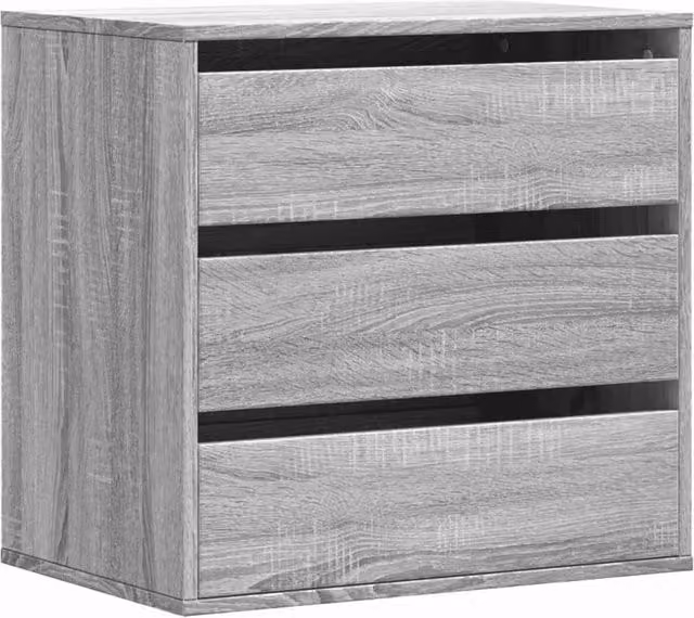 Berkfield Home Corner Chest of Drawers in Grey Sonoma, W/D/H: 60 x 41 x 58 cm – 1