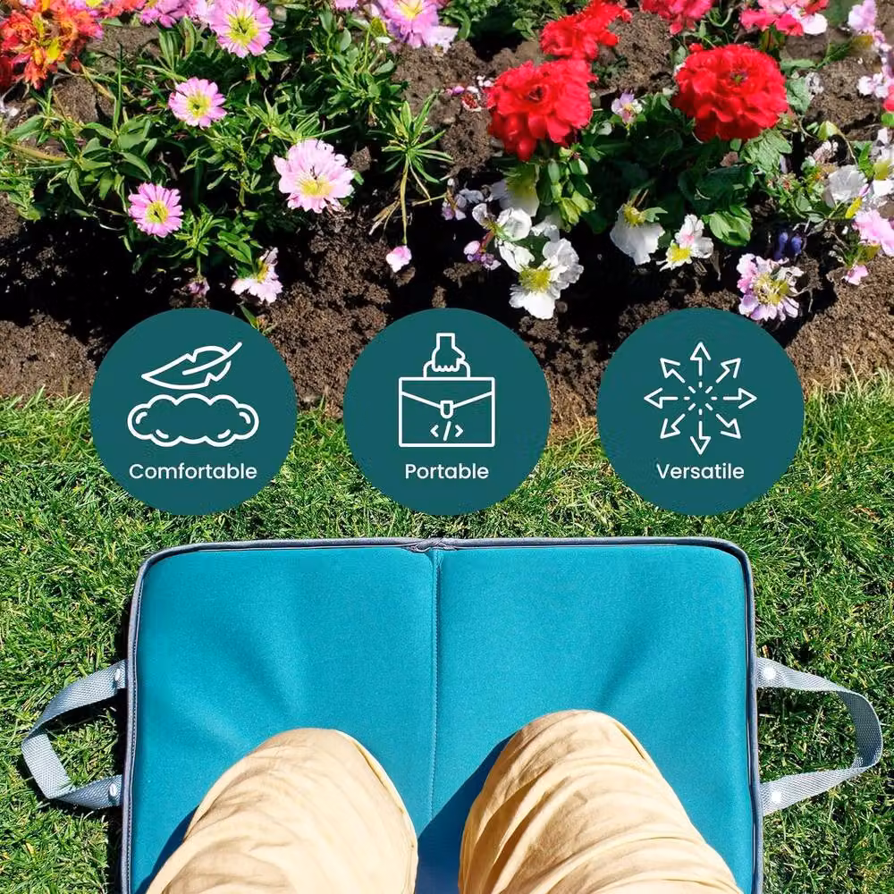 Green Thumbz Garden Kneeler Mat Pad with Memory Foam Cushion in Green – 6